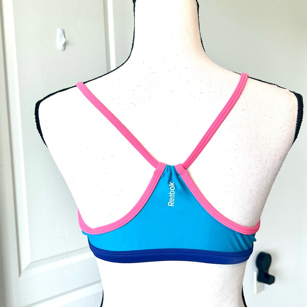 REEBOK Sporty Racer Back Bikini Top—SZ. M/L - Picture 4 of 11